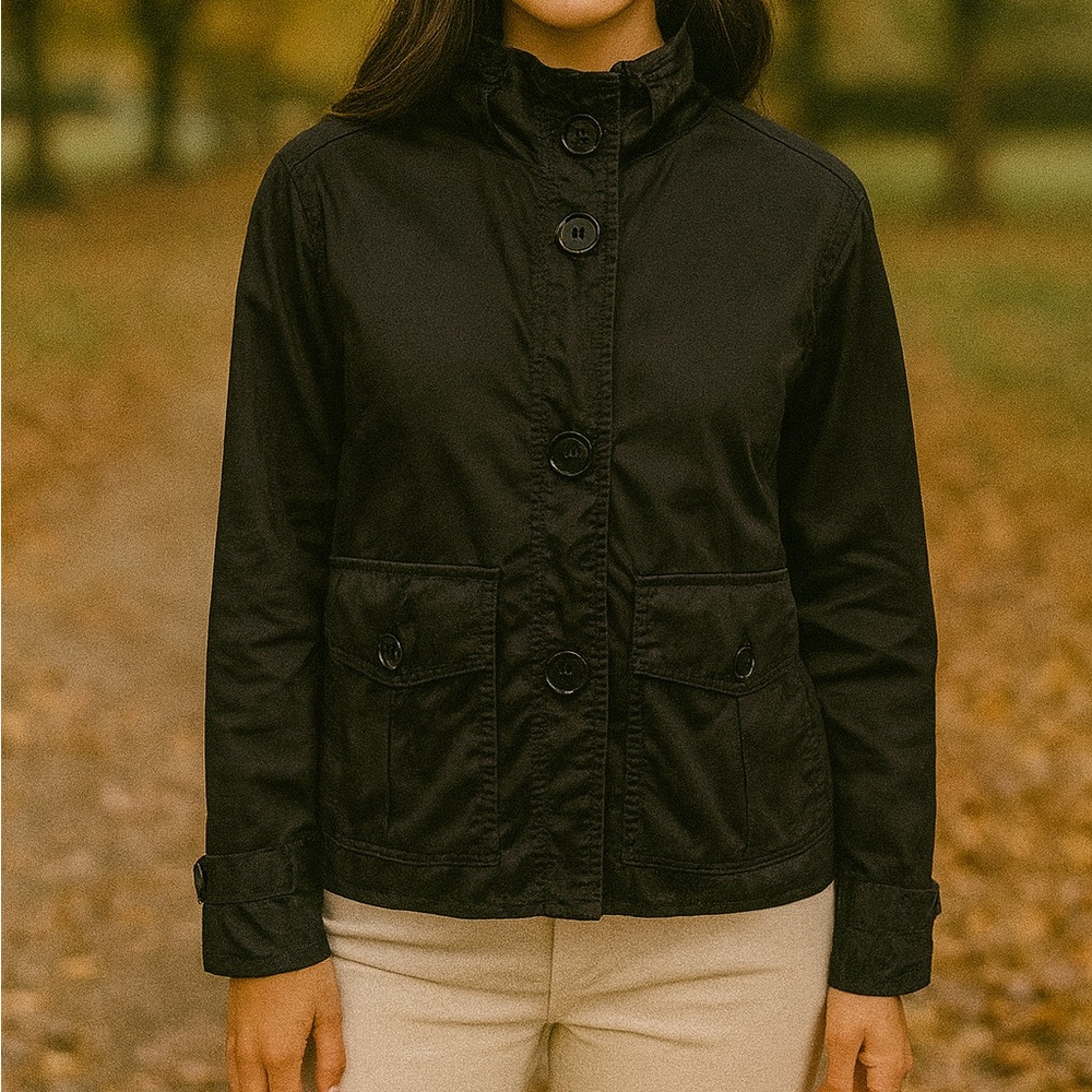 Marc Cain Black Lightweight Jacket Size N4 / US 10